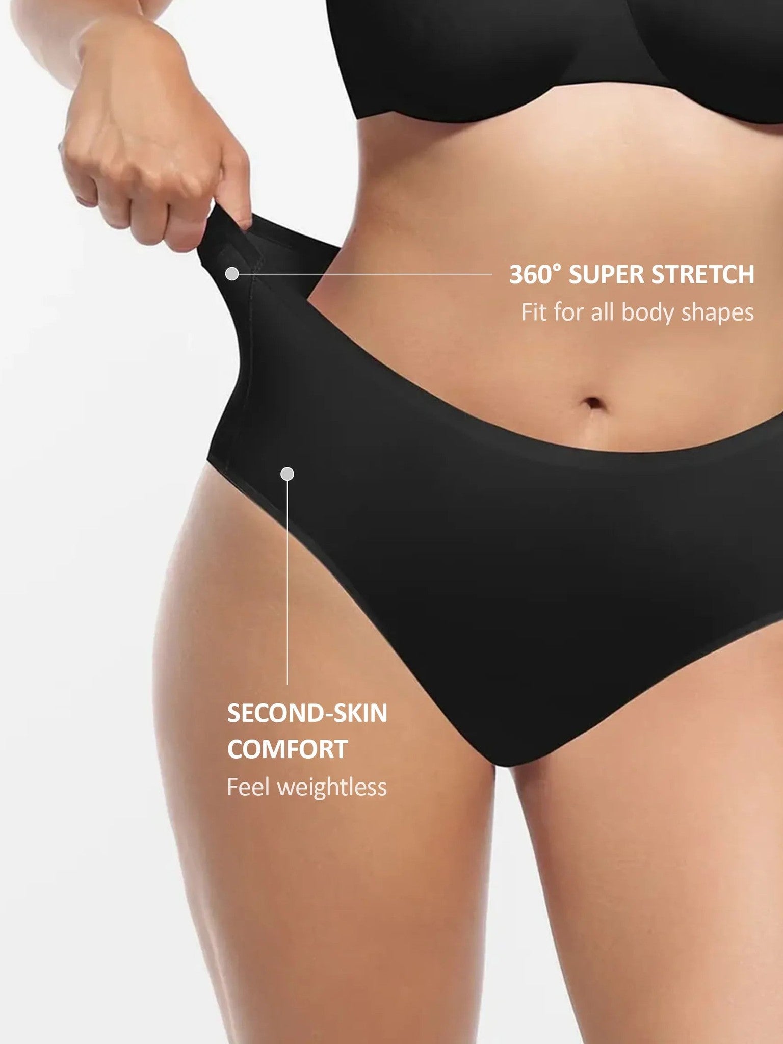 Feelingirl Cloud-Like Mid-Waist Brief Panties