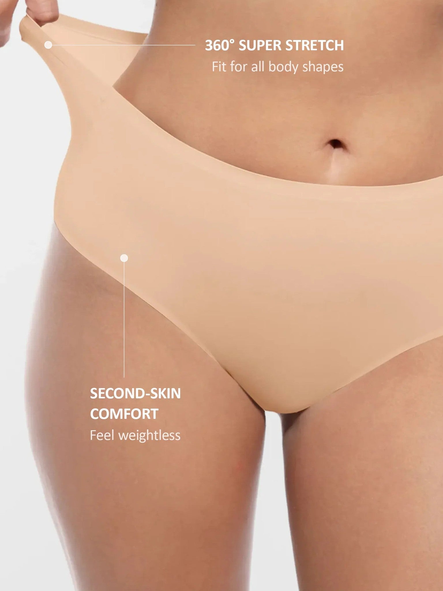 Feelingirl Cloud-Like Mid-Waist Brief Panties