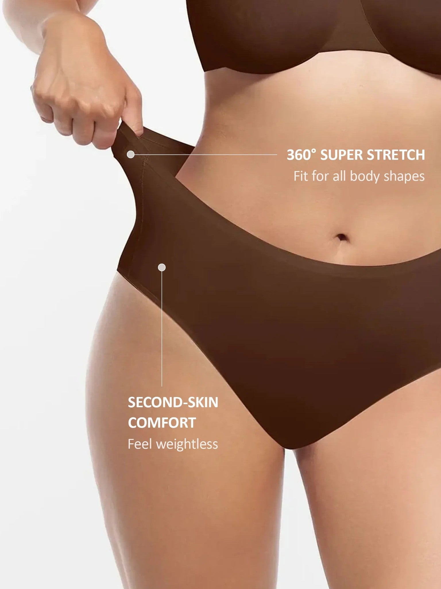 Feelingirl Cloud-Like Mid-Waist Brief Panties