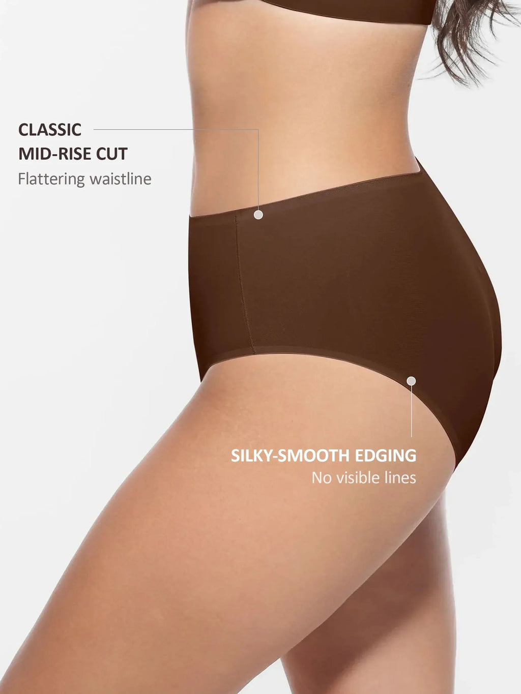 Feelingirl Cloud-Like Mid-Waist Brief Panties