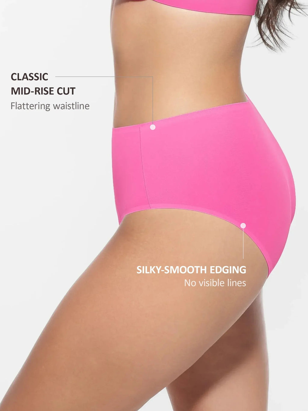 Feelingirl Cloud-Like Mid-Waist Brief Panties