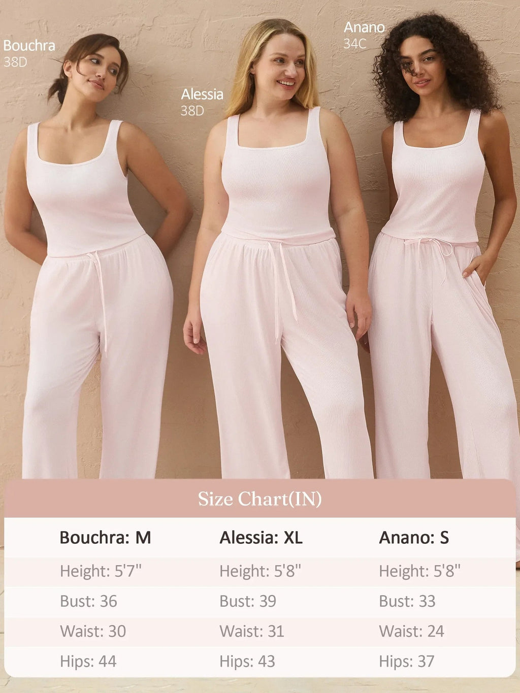 Feelingirl Breathable Ribbed Sleeveless Tank Top