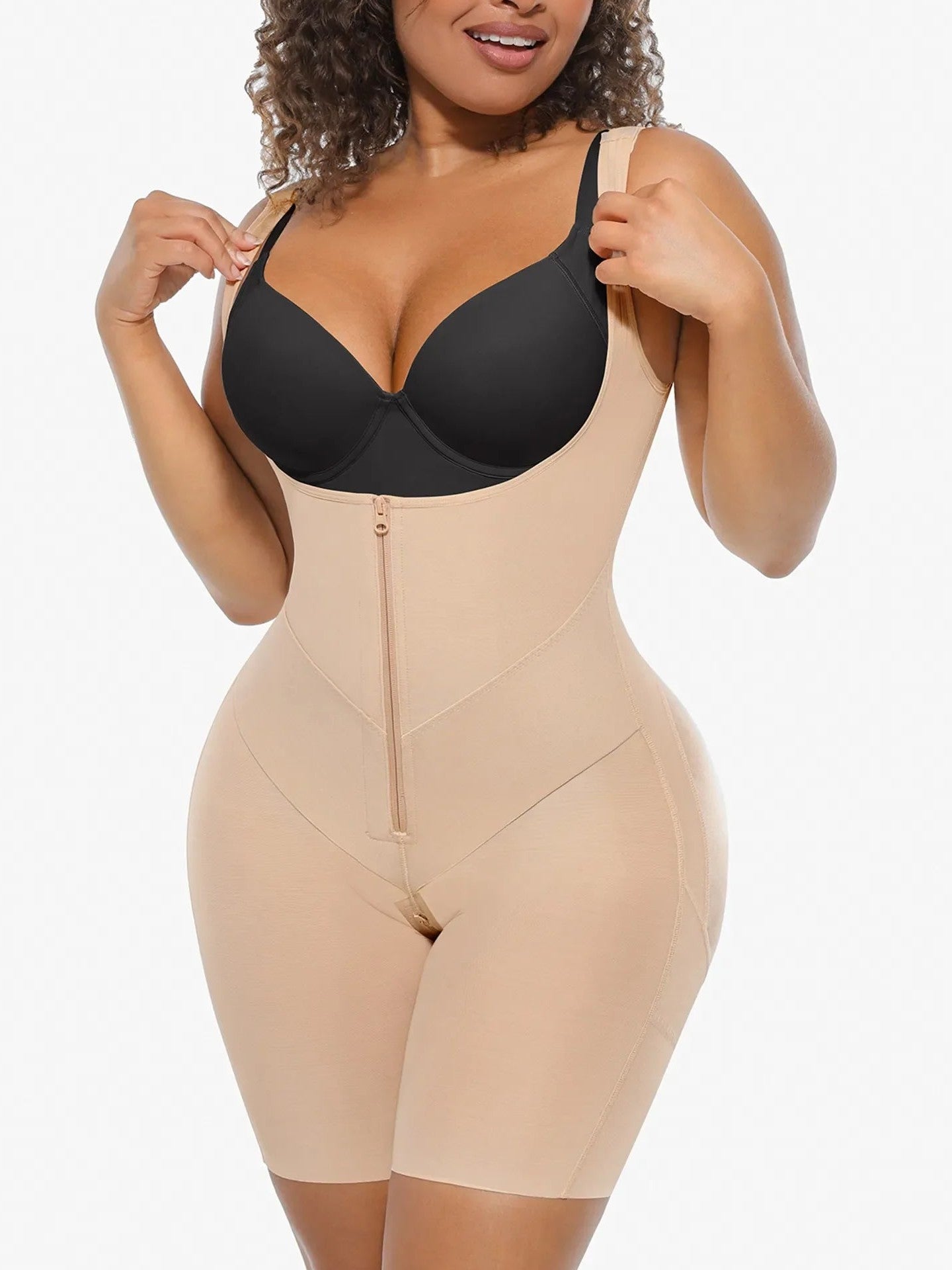 U-Shaped Faja Tummy Control Butt Lift Bodysuit