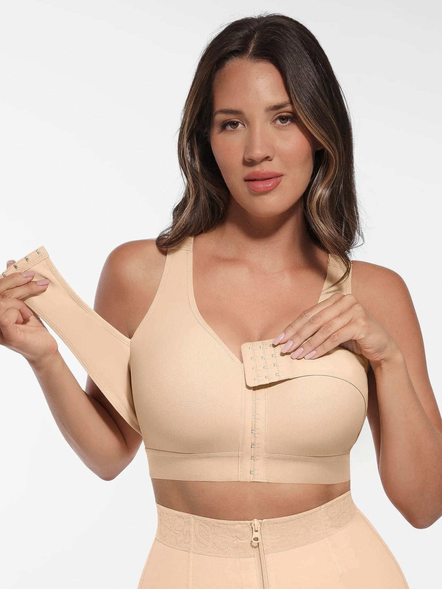 Feelingirl Post-Surgical Full Coverage Bra With Support Band
