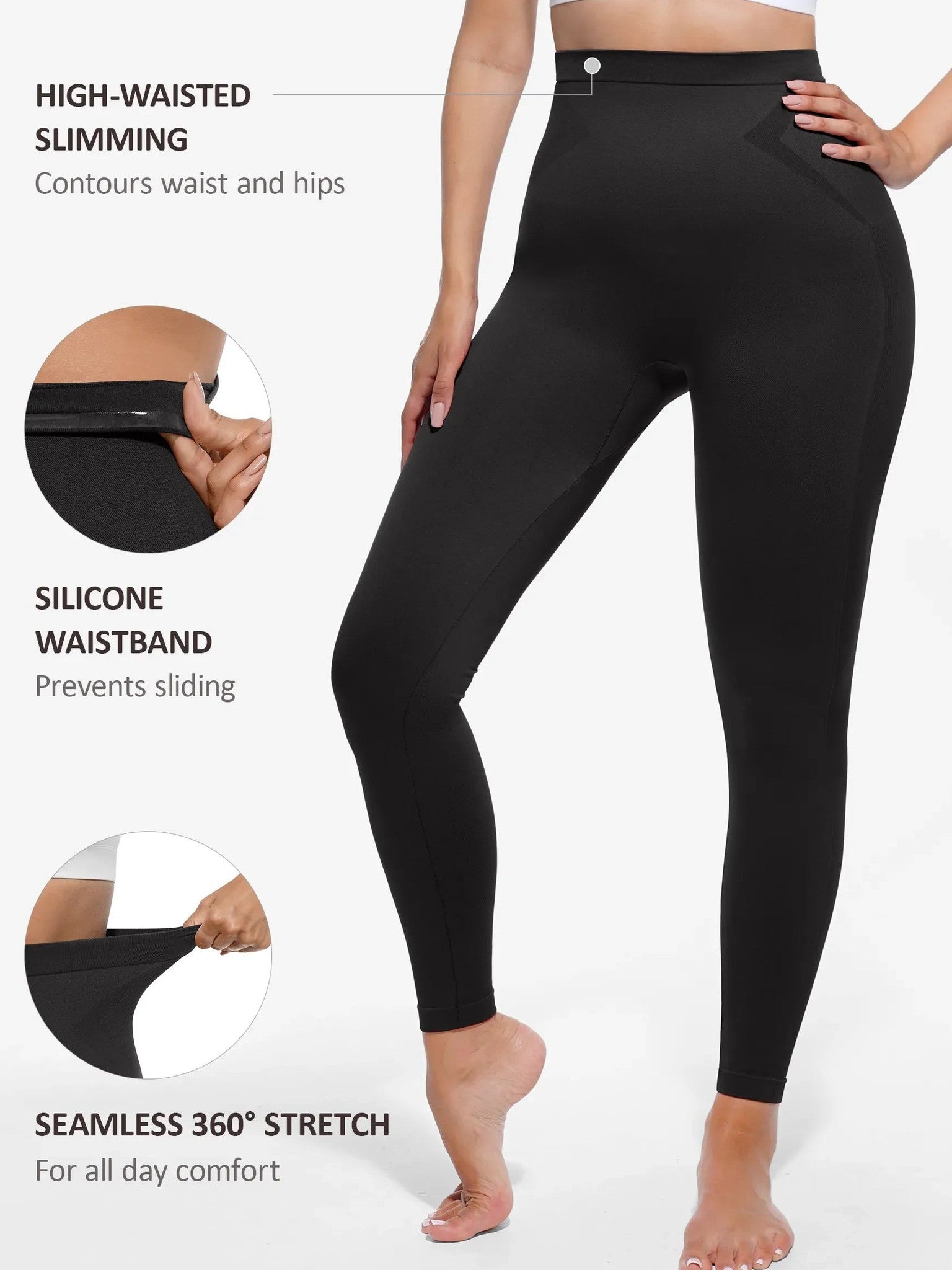 Feelingirl High-Waist Shaping Leggings
