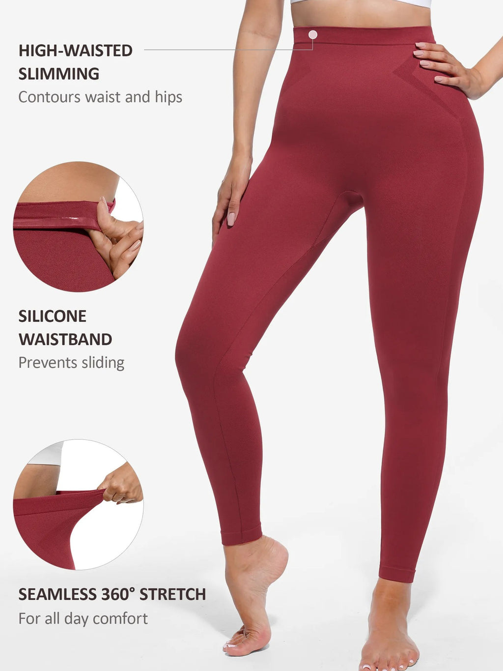 Feelingirl High-Waist Shaping Leggings