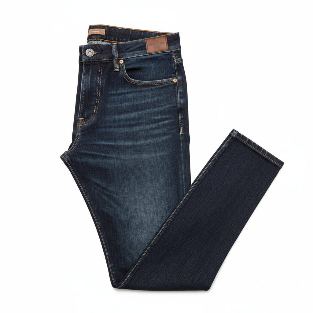 Men's Slim Fit Dark Wash Jeans