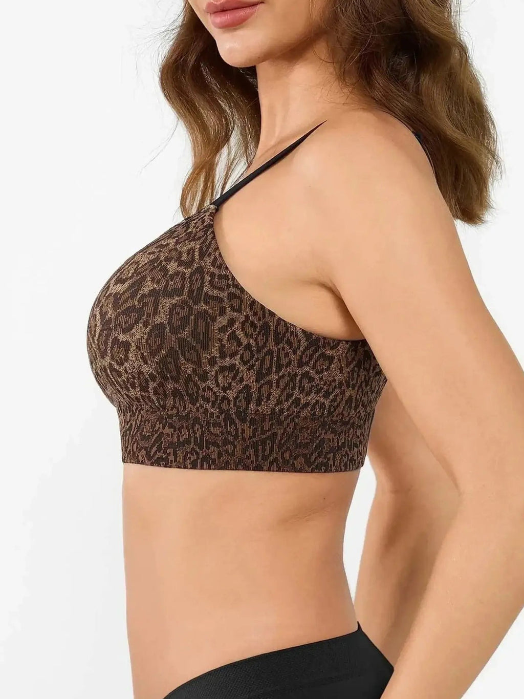 Popilush Seamless Wireless Leopard Shaping Push Up Bra