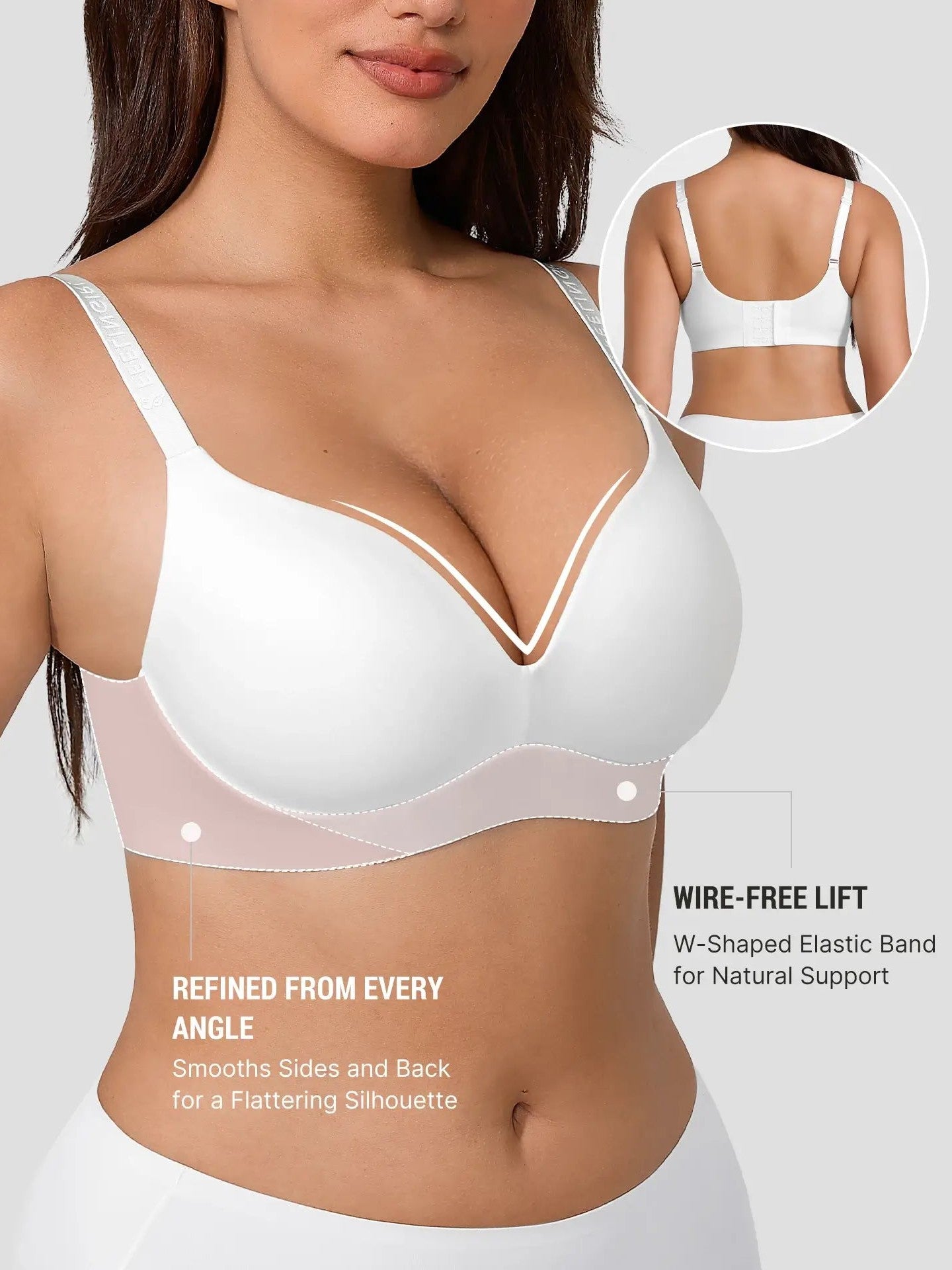Push Up Soft Wireless Everyday Bra
