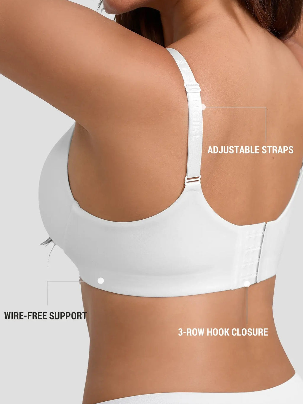 Push Up Soft Wireless Everyday Bra