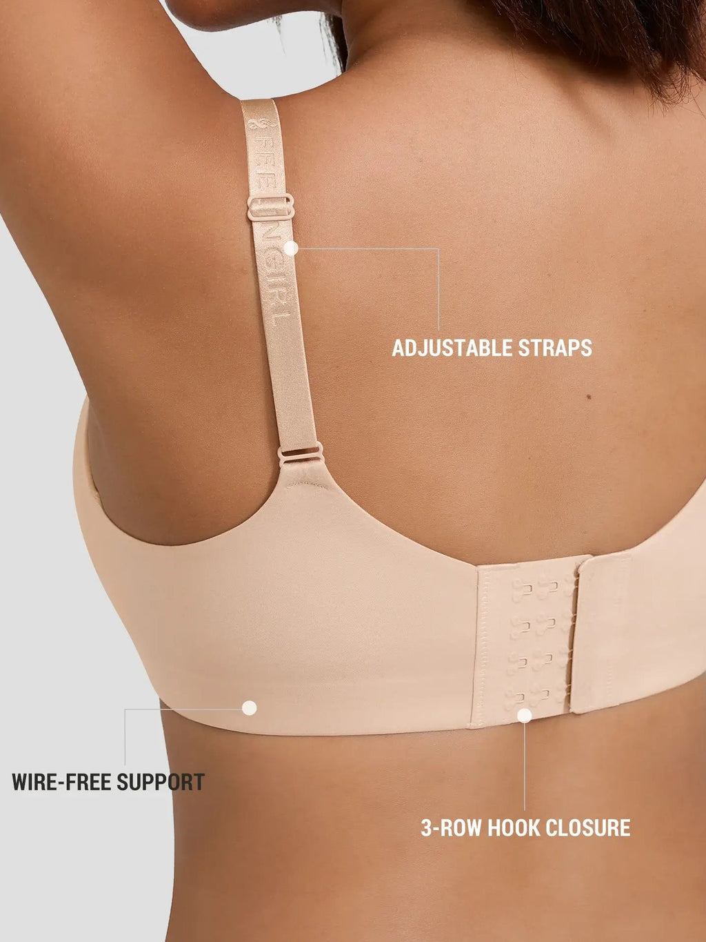 Push Up Soft Wireless Everyday Bra