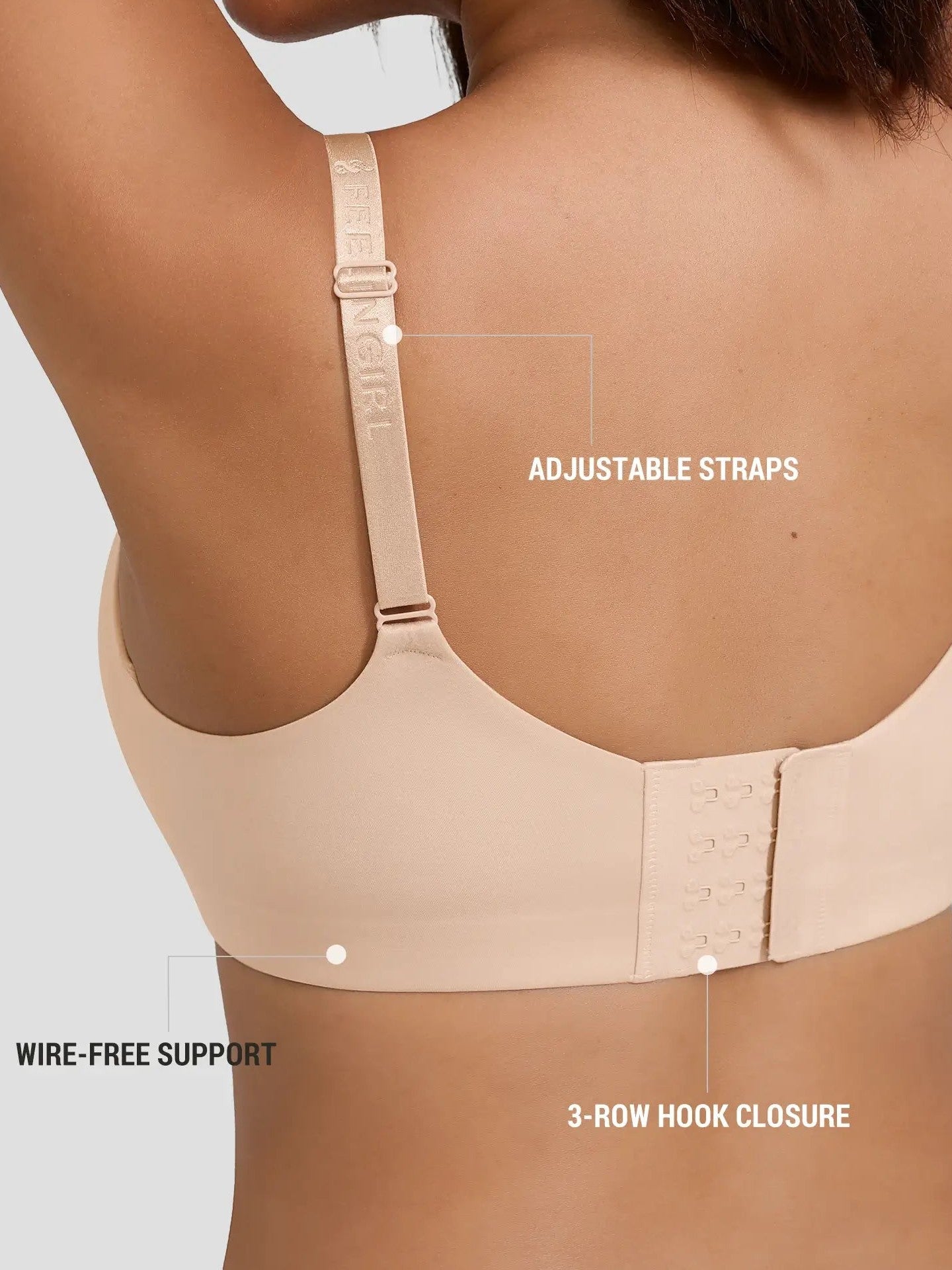 Push Up Soft Wireless Everyday Bra